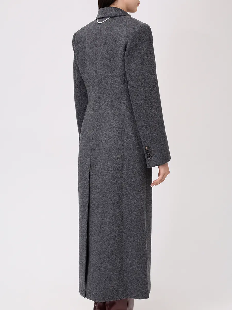 Пальто шерстяное