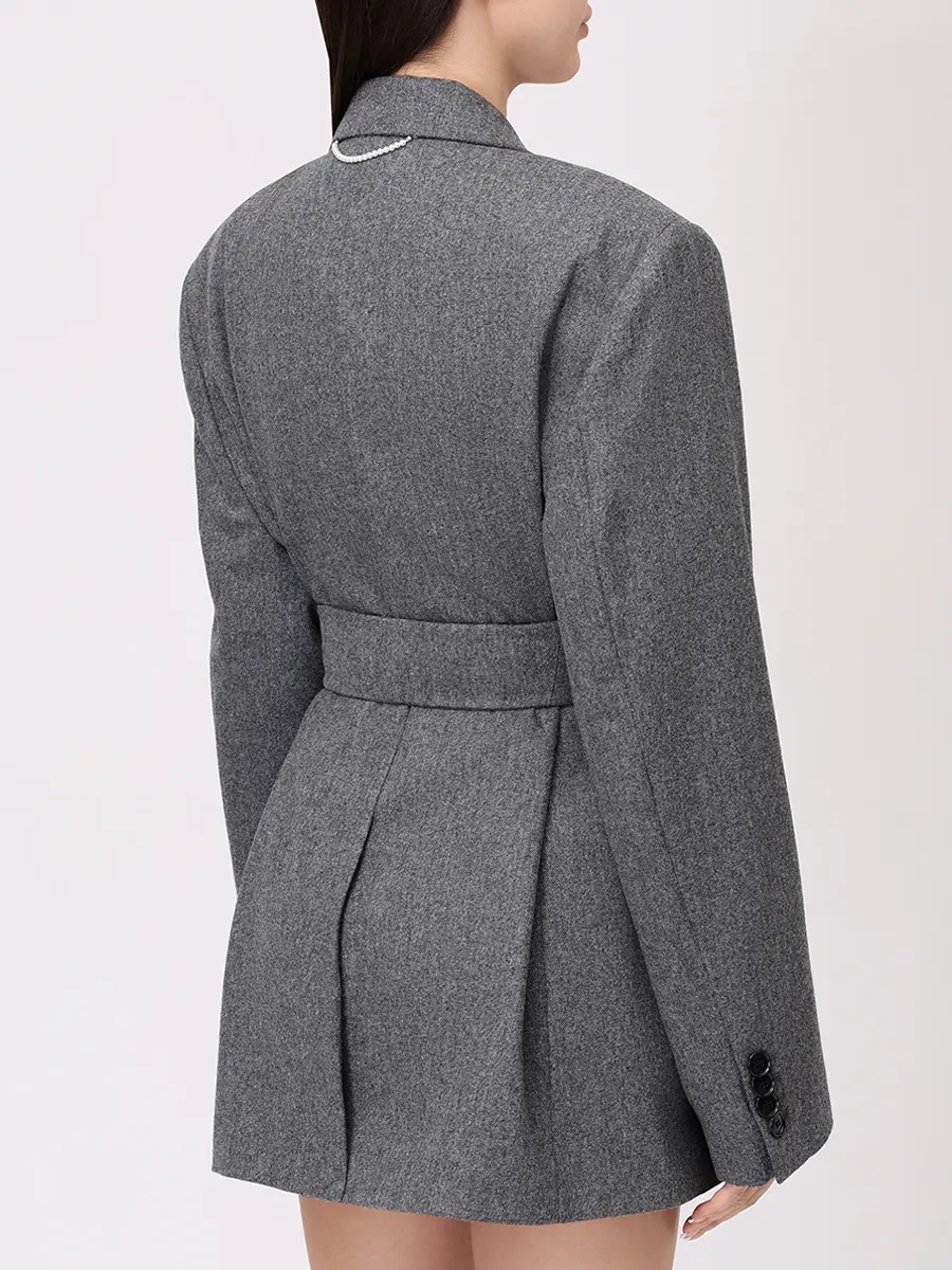 Пиджак шерстяной