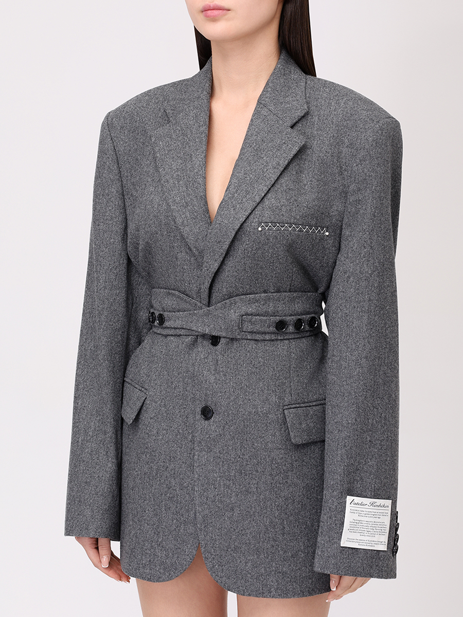 Пиджак шерстяной