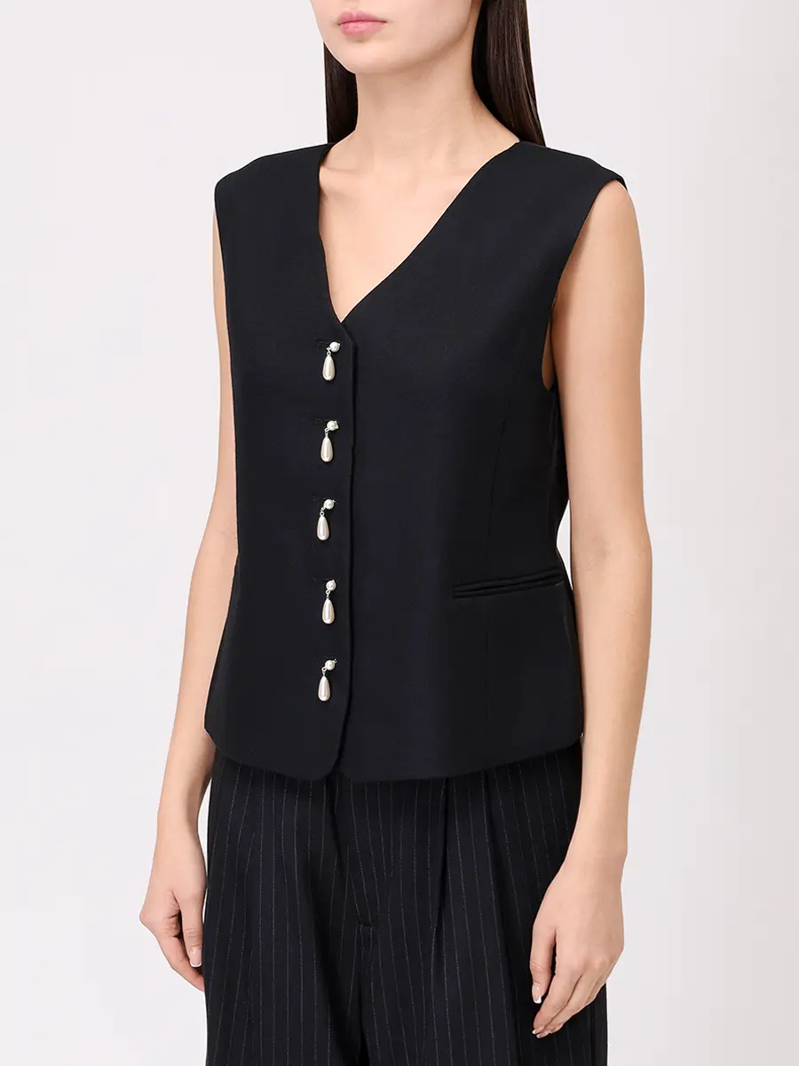 Жилет шерстяной