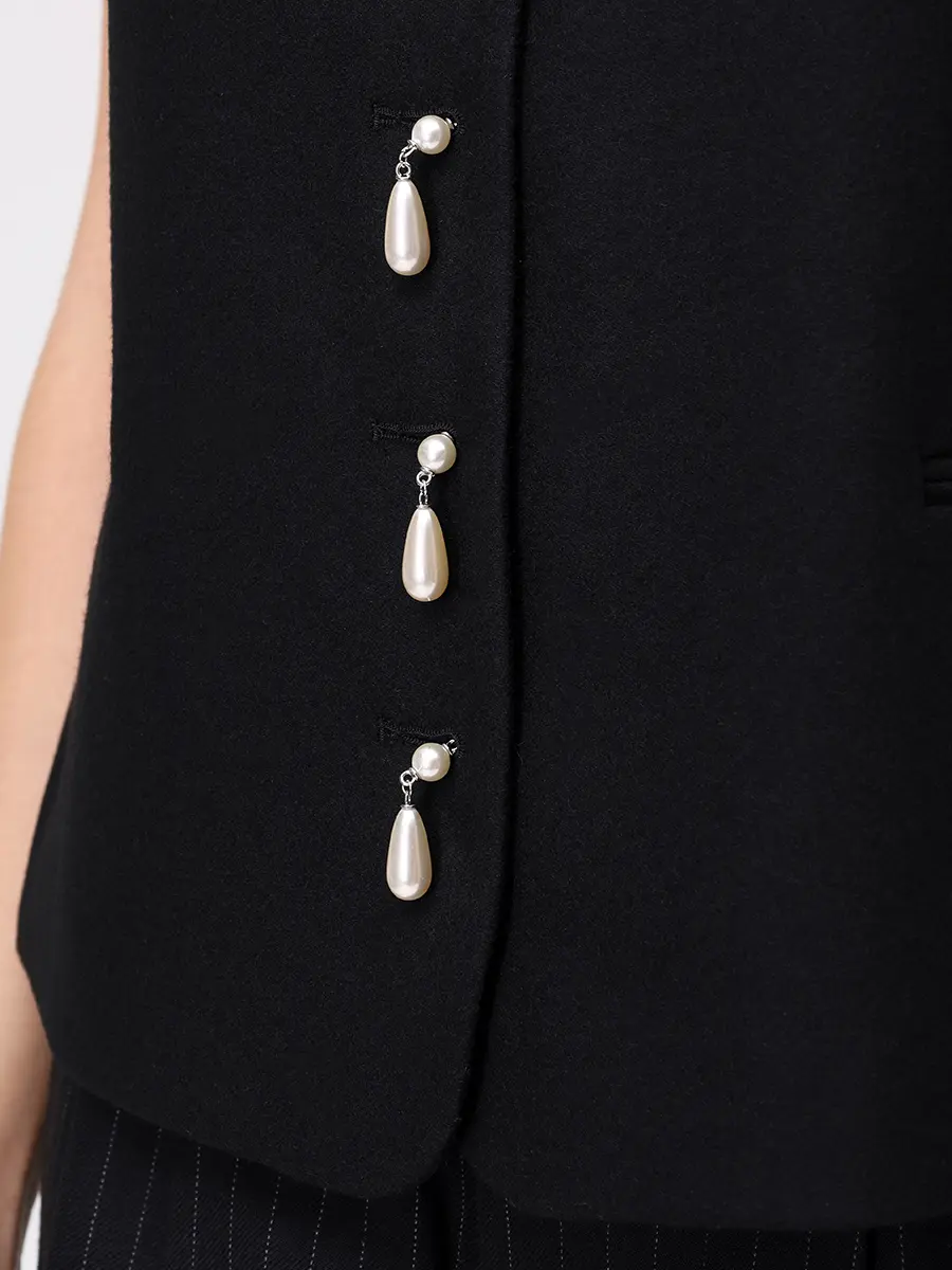 Жилет шерстяной