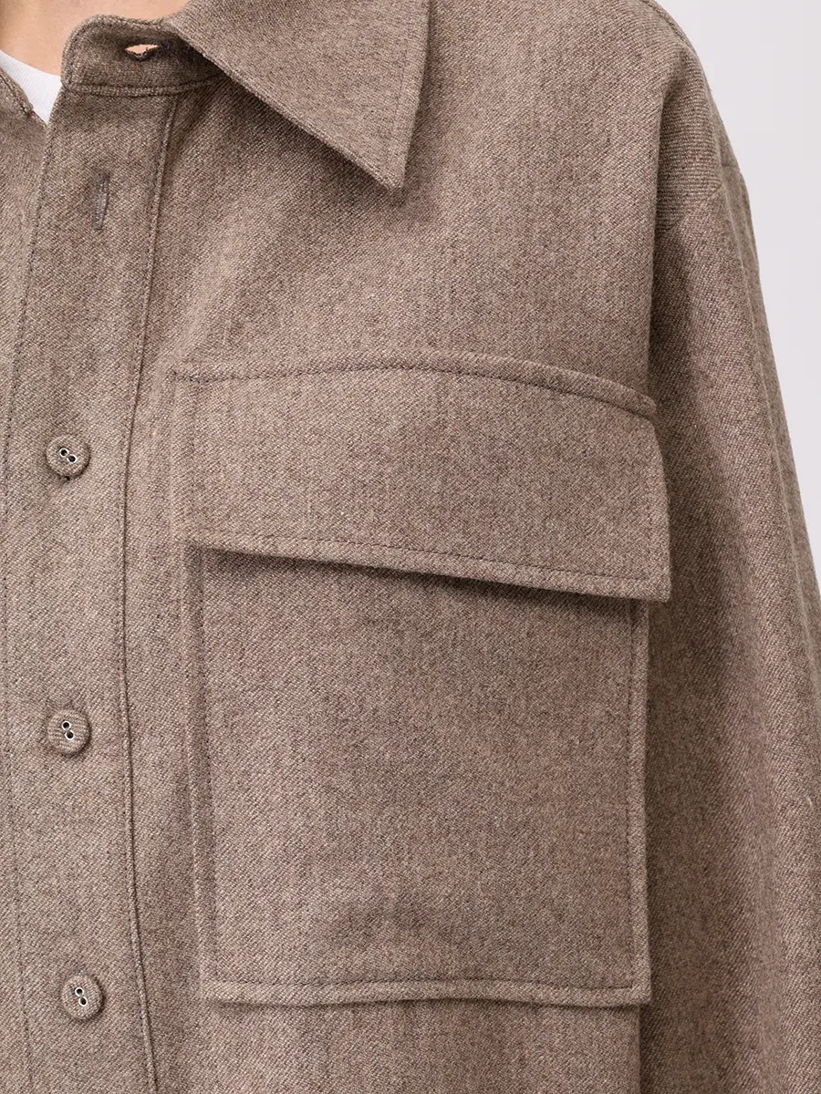 Рубашка шерстяная