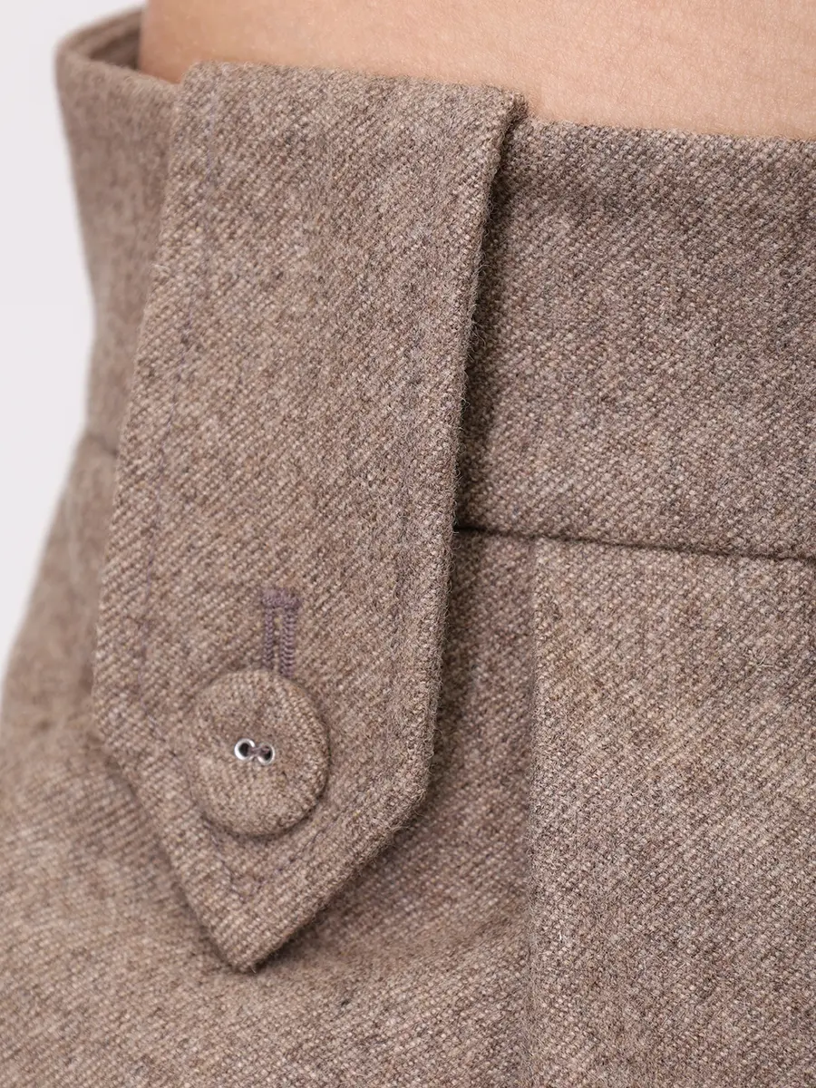 Брюки-карго шерстяные