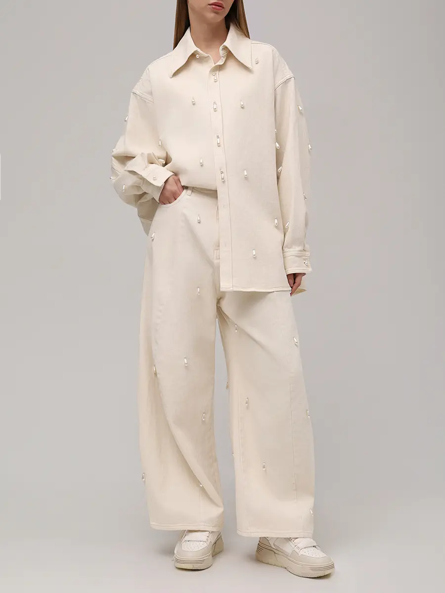 Джинсы хлопковые