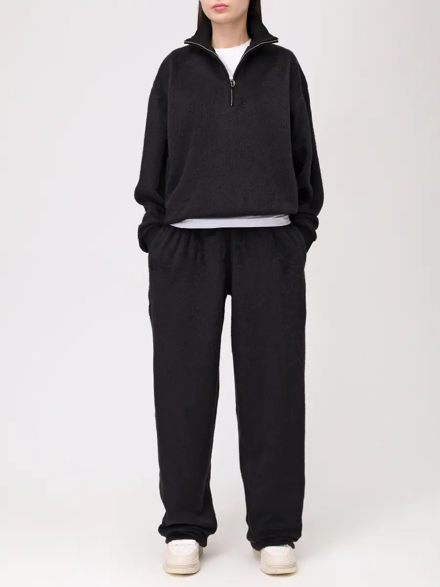 Брюки однотонные