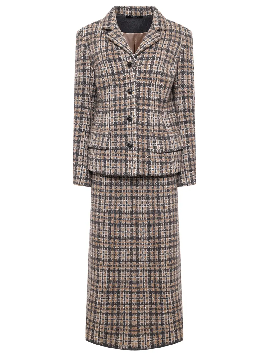 Костюм из шерсти и кашемира