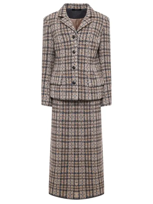 Костюм из шерсти и кашемира FREE AGE