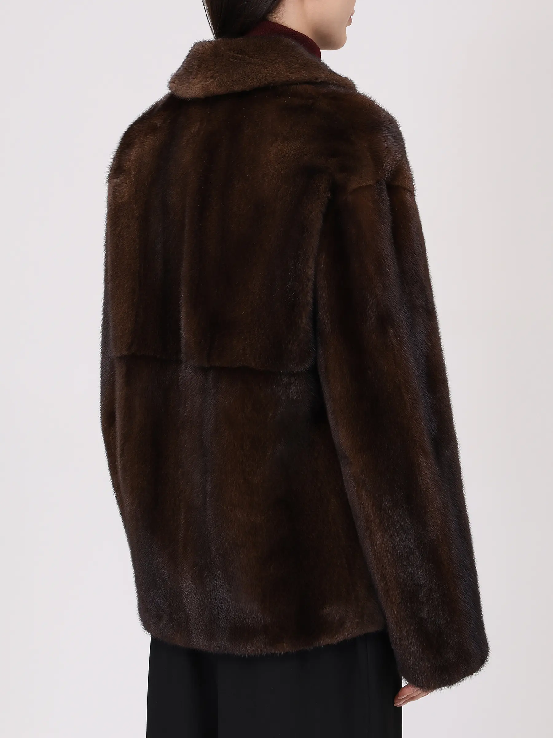 Полушубок норковый