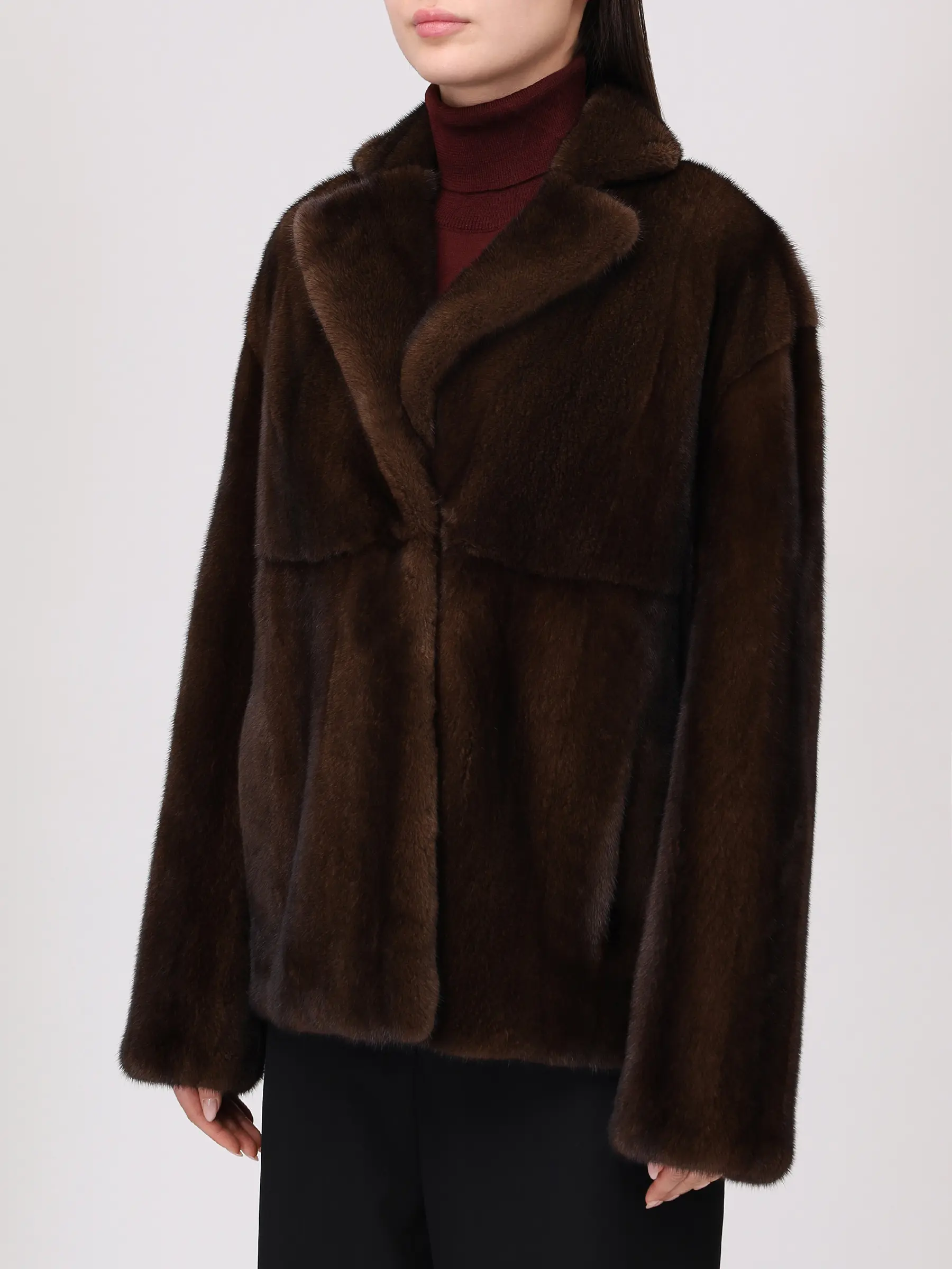 Полушубок норковый