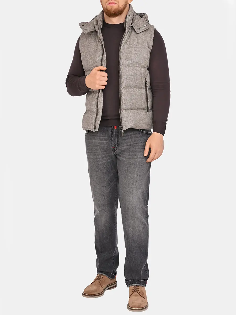 Жилет шерстяной