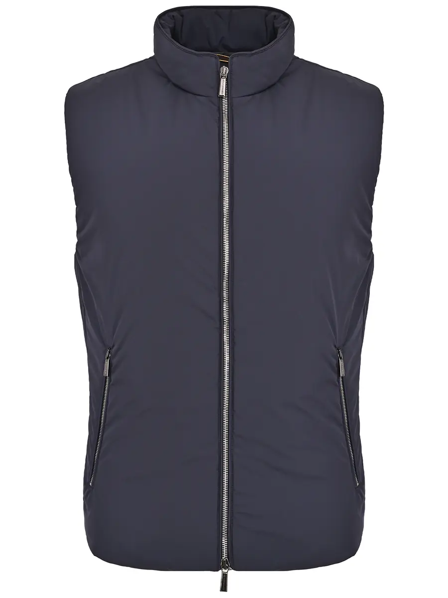 Жилет однотонный