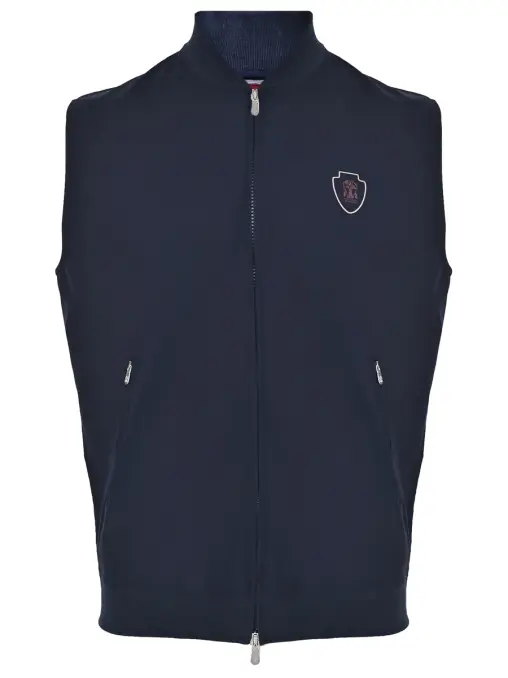 Жилет однотонный BRUNELLO CUCINELLI