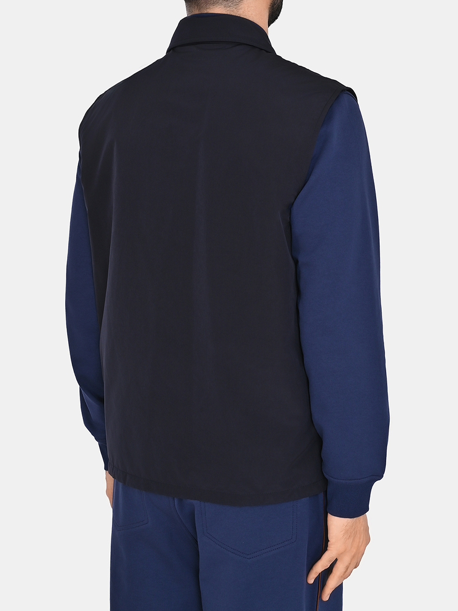 Жилет однотонный