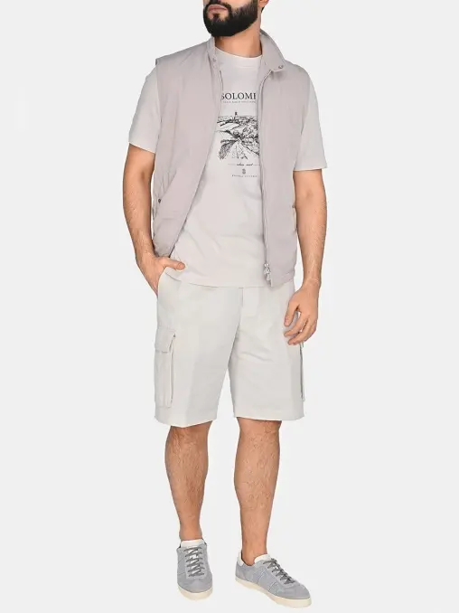 Жилет однотонный BRUNELLO CUCINELLI