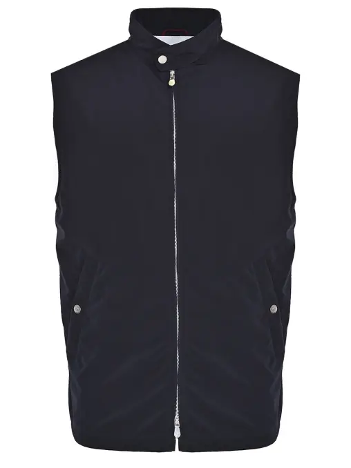 Жилет однотонный BRUNELLO CUCINELLI