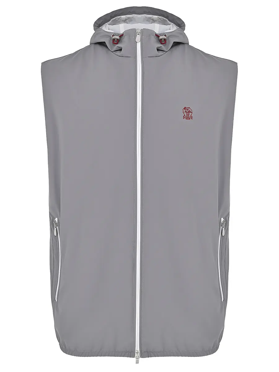 Жилет однотонный