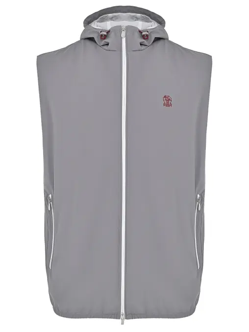 Жилет однотонный BRUNELLO CUCINELLI