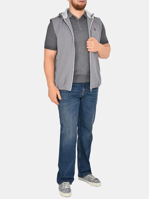 Жилет однотонный BRUNELLO CUCINELLI