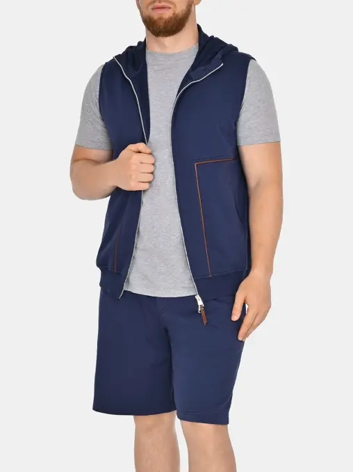 Жилет хлопковый BRUNELLO CUCINELLI