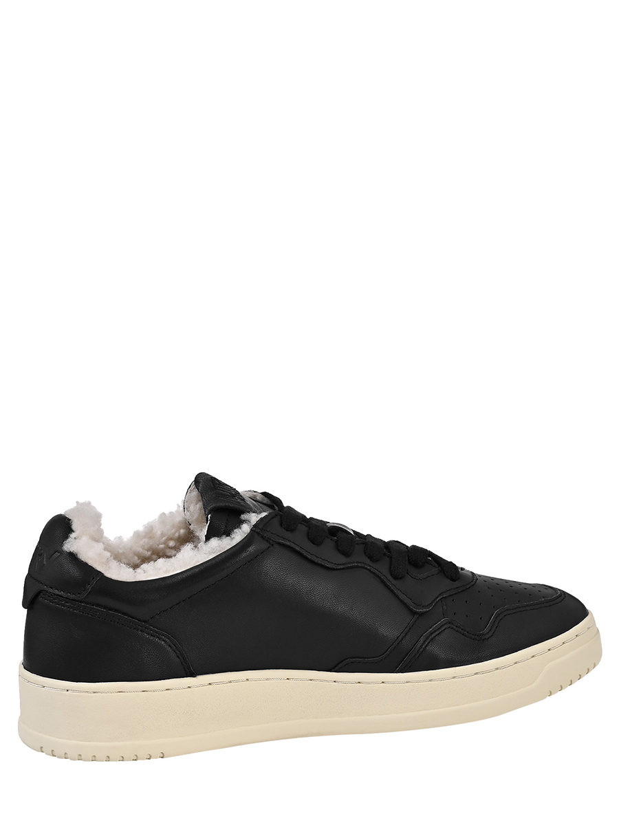 Кеды кожаные на меху