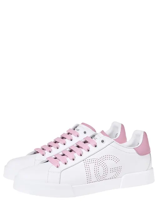 Кеды кожаные Portofino DOLCE & GABBANA