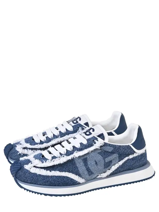 Кроссовки из денима DG Cushion DOLCE & GABBANA