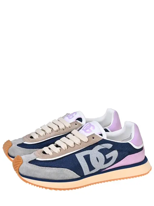 Кроссовки комбинированные DG Cushion DOLCE & GABBANA