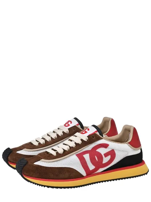 Кроссовки комбинированные DG Cushion DOLCE & GABBANA