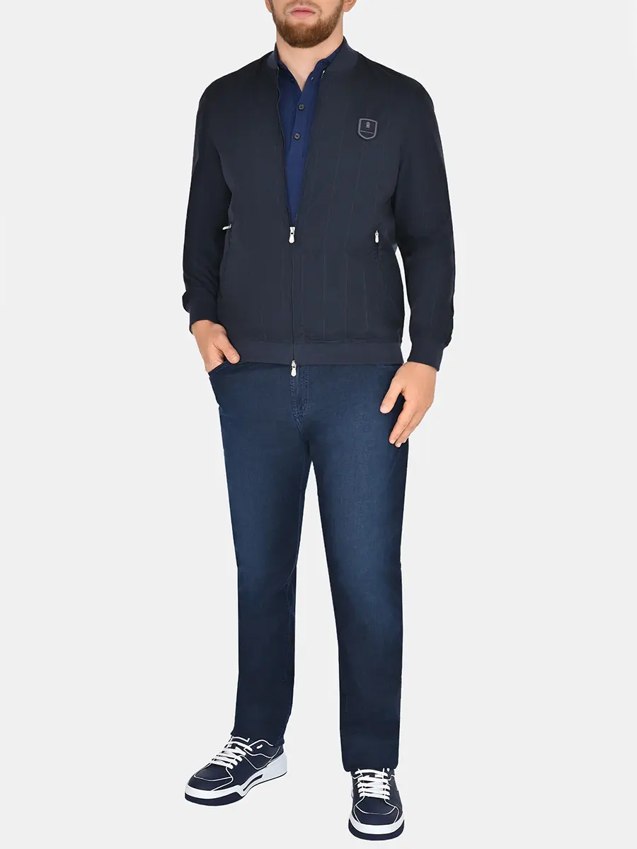 Бомбер в полоску