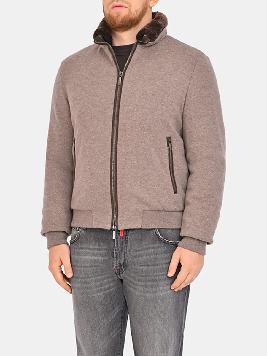 Куртка из шерсти и кашемира