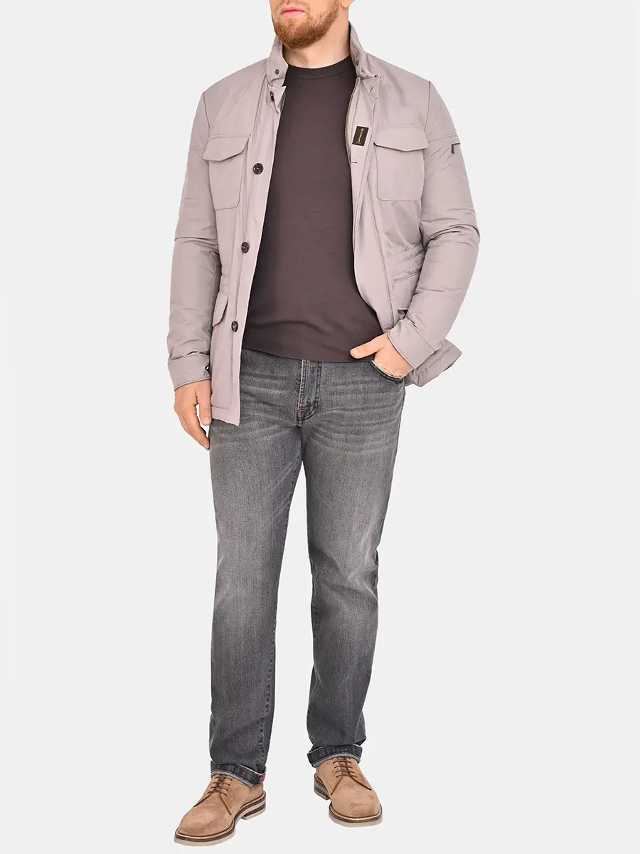 Куртка однотонная