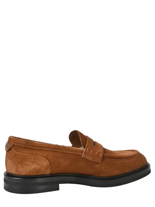 Лоферы замшевые на меху DOLCE & GABBANA