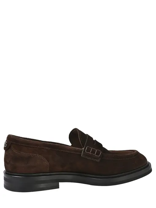 Лоферы замшевые на меху DOLCE & GABBANA