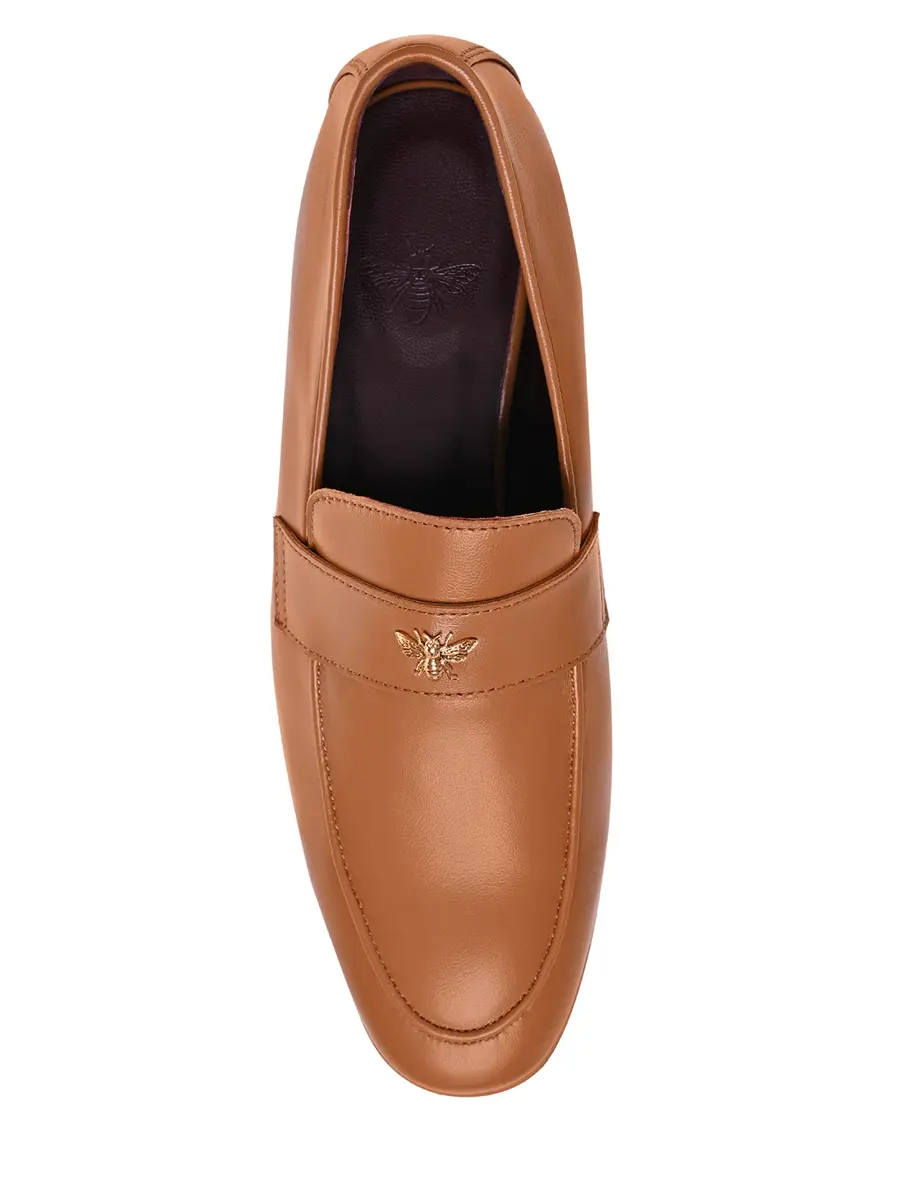 Лоферы кожаные