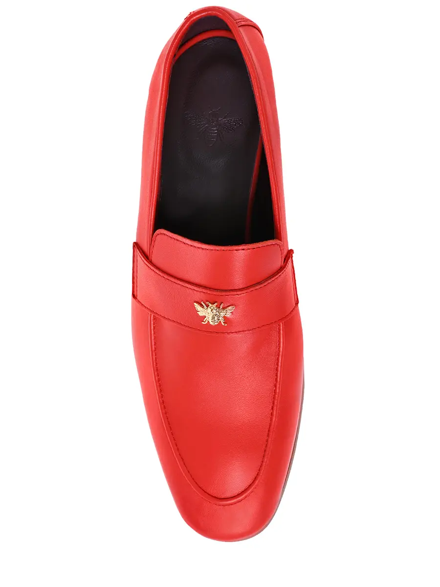 Лоферы кожаные