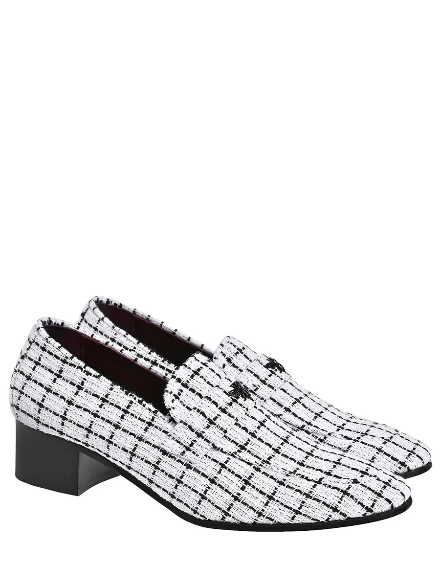 Лоферы текстильные