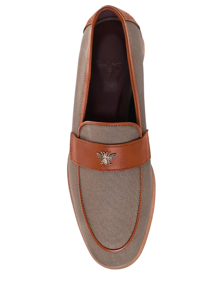 Лоферы текстильные