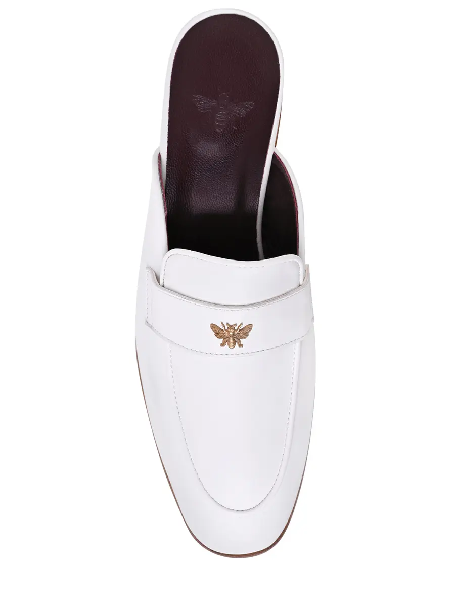 Мюли кожаные