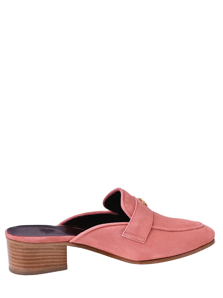 Мюли замшевые