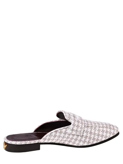 Мюли из текстиля и кожи BOUGEOTTE