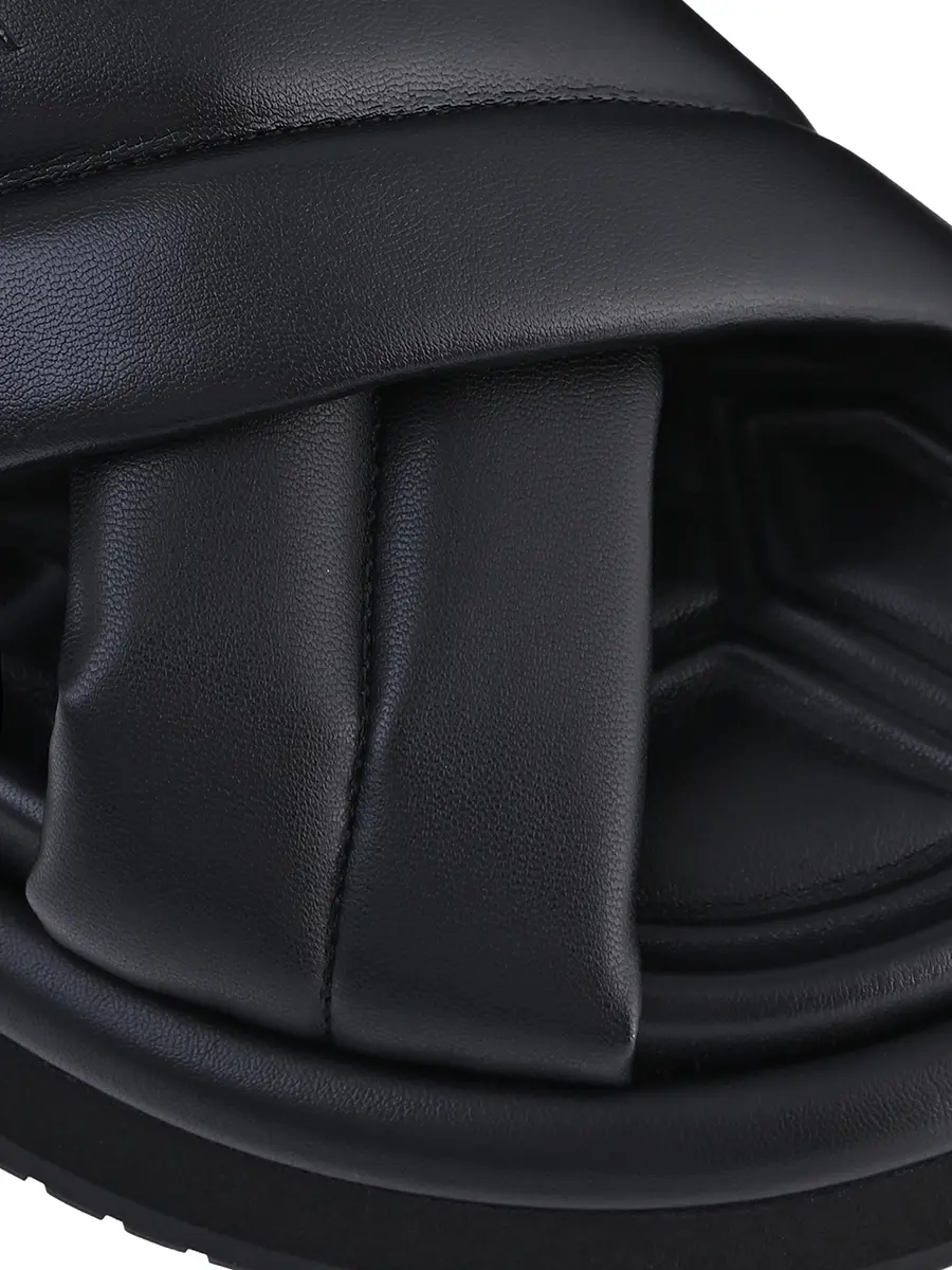 Шлепанцы кожаные