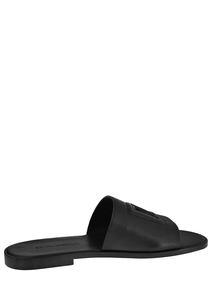 Шлепанцы кожаные