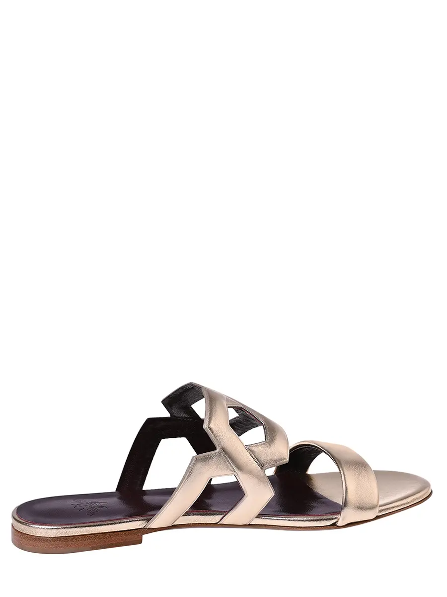 Шлепанцы кожаные