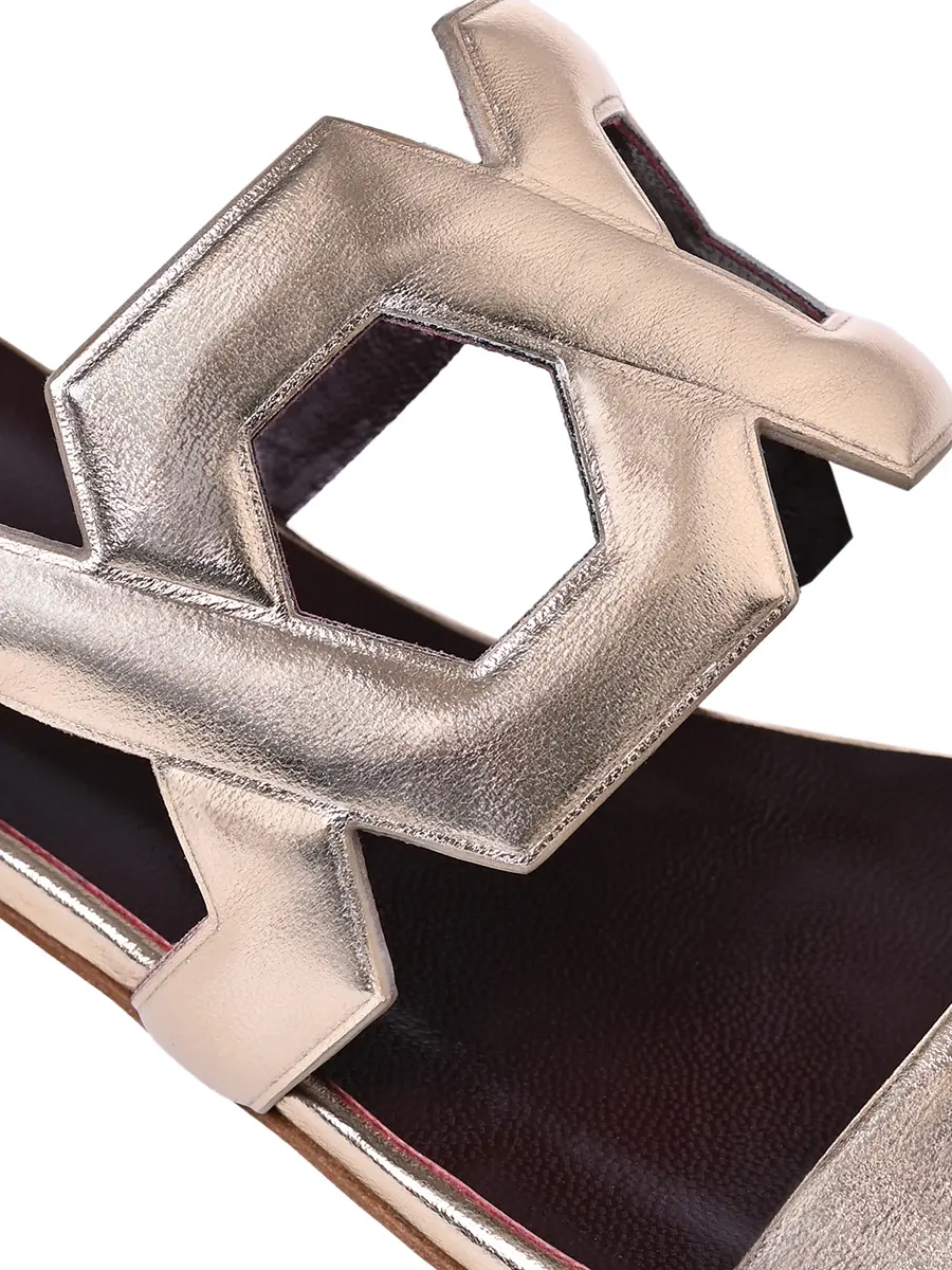 Шлепанцы кожаные