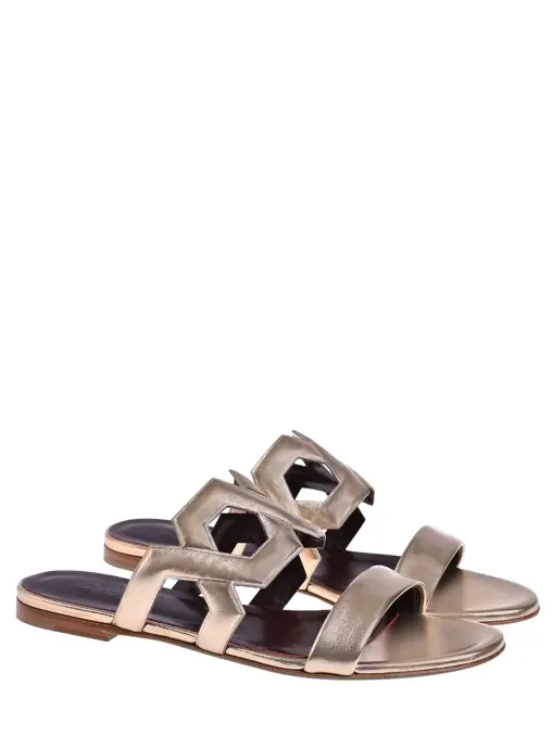 Шлепанцы кожаные BOUGEOTTE