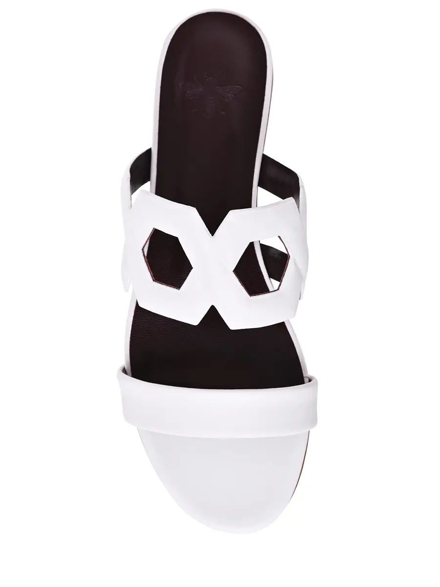 Шлепанцы кожаные