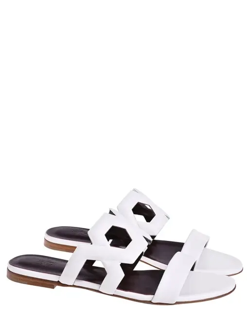 Шлепанцы кожаные BOUGEOTTE