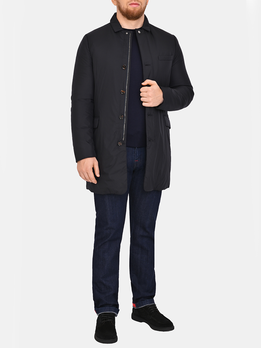 Пальто однотонное