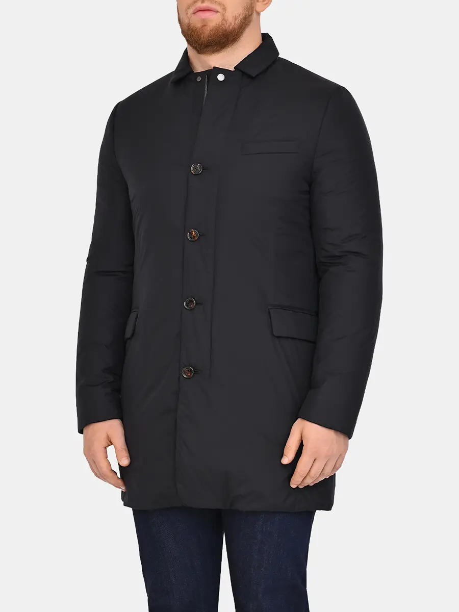 Пальто однотонное