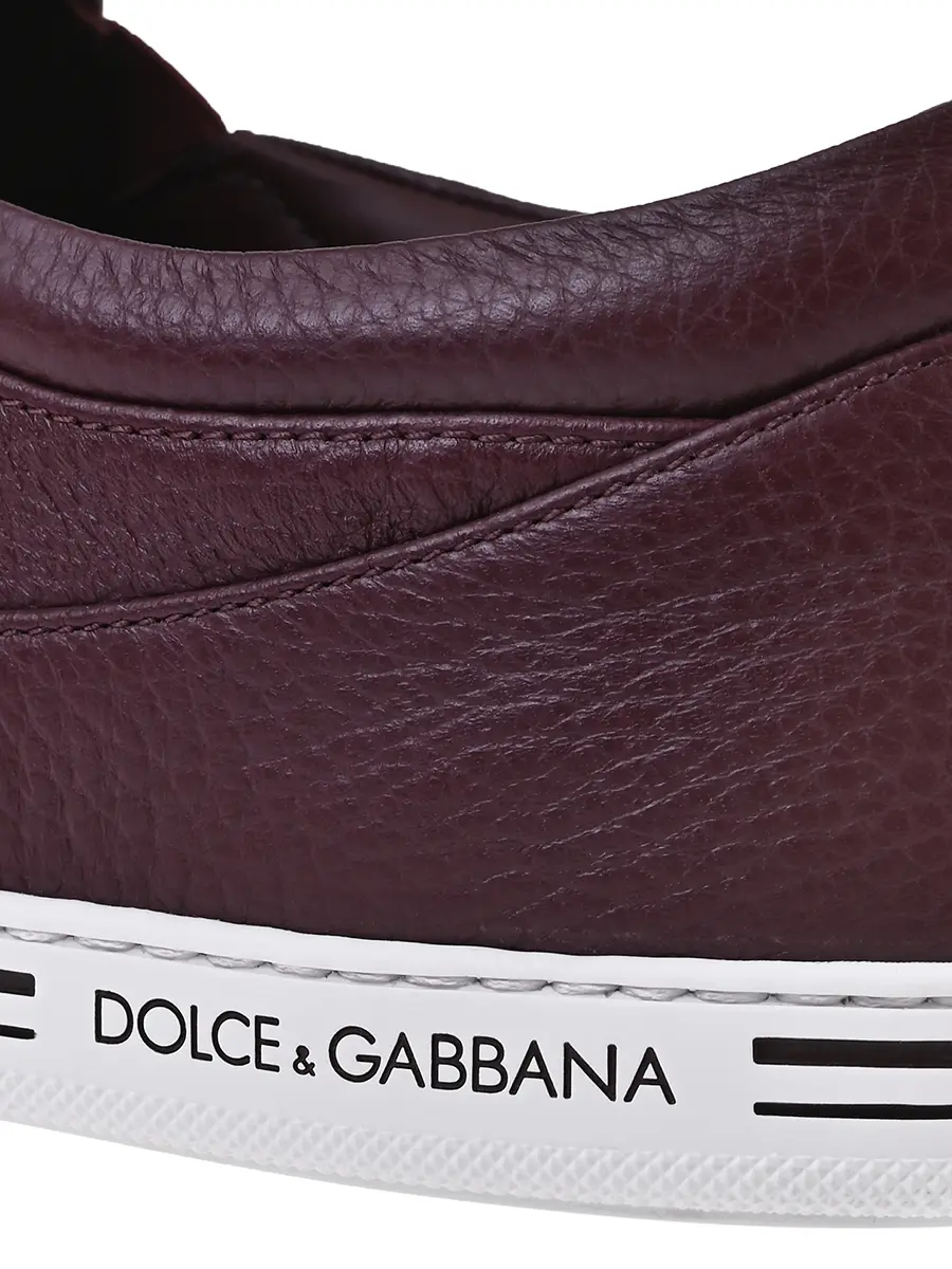 Слипоны кожаные